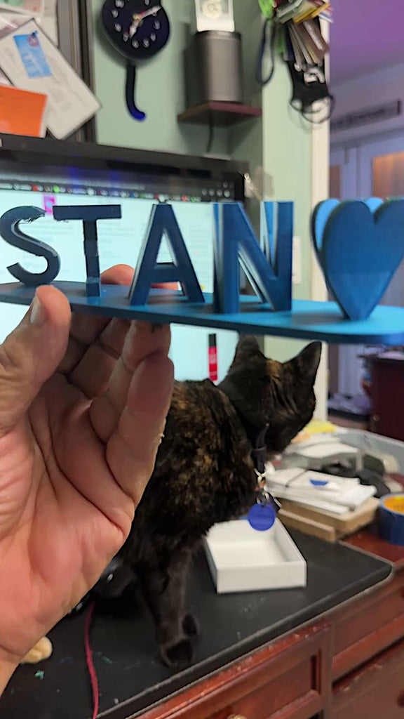 3D-printed dual name