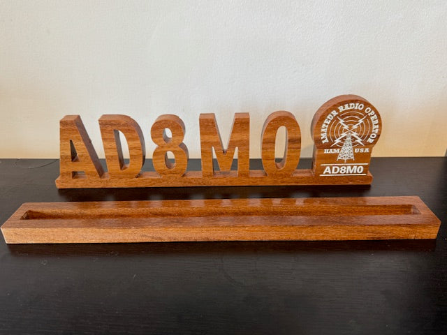 Personal Call Sign Premium Personalized Wood HAM Call Sign – PremierDisplayInc