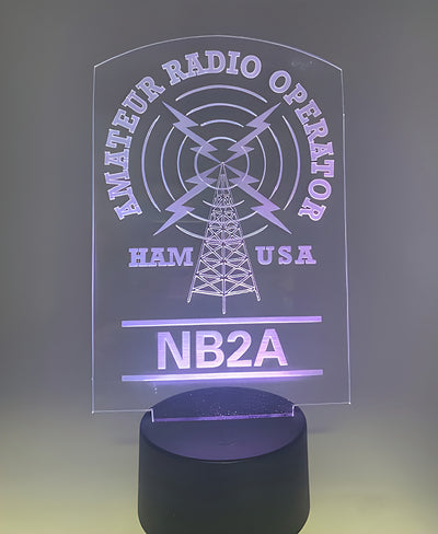 HAM Operator Call Sign Color Changing LED Gift Lights – PremierDisplayInc