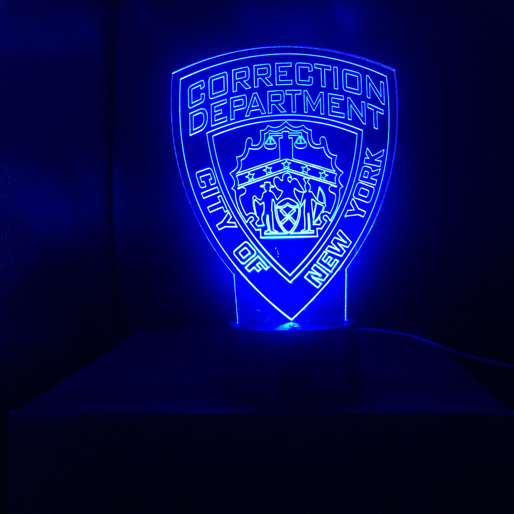 NYC Police Corrections Gift Light (Blue)